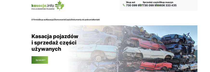 STACJA DEMONTAŻU POJAZDÓW 