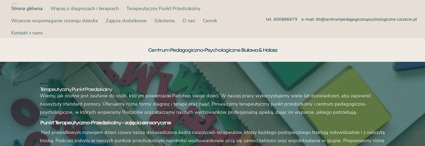 CENTRUM PEDAGOGICZNO-PSYCHOLOGICZNE BUŁAWA & HALASZ