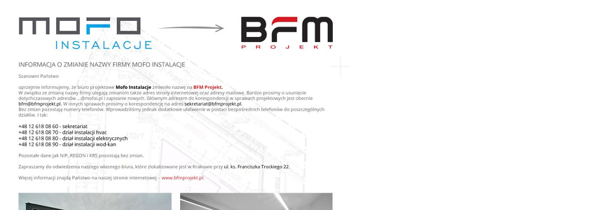 BFM PROJEKT SP Z O O