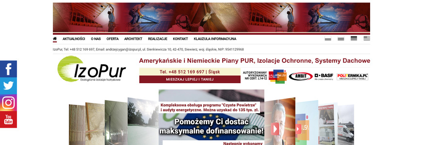 IZOPUR - EKOLOGICZNE IZOLACJE NATRYSKOWE