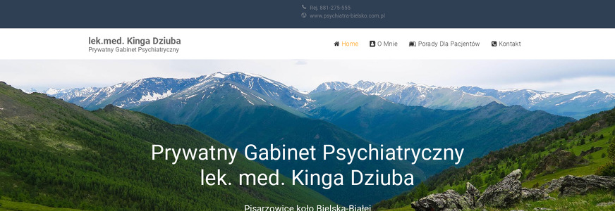 GABINET PSYCHIATRYCZNY KINGA DZIUBA