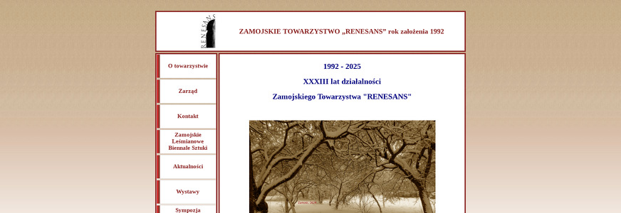 ZAMOJSKIE TOWARZYSTWO RENESANS