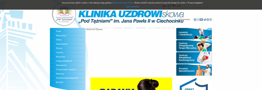 KLINIKA UZDROWISKOWA POD TĘŻNIAMI IM. JANA PAWŁA II - SPÓŁDZIELNIA USŁUG MEDYCZNYCH