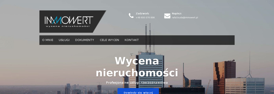 IMMOWERT WYCENA NIERUCHOMOŚCI RAFAŁ BUDA