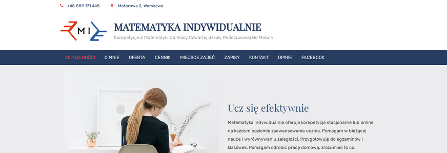 MATEMATYKA INDYWIDUALNIE