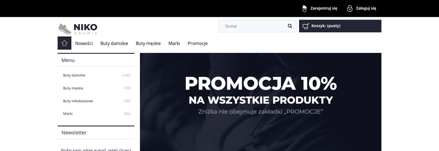 SKLEP OBUWNICZY NIKO